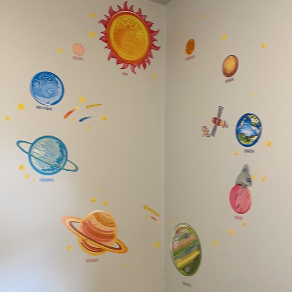 Kids space room decals - Picture 3 of 3